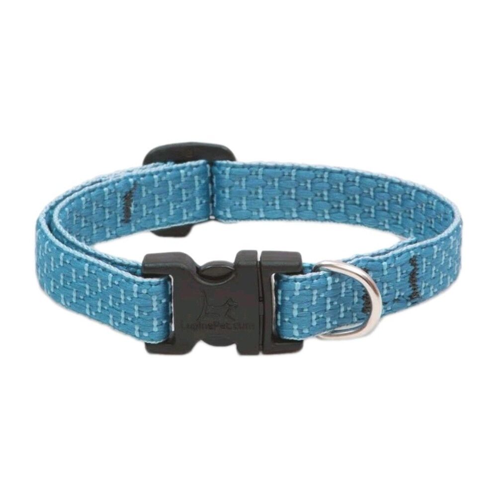 LupinePet Eco 1/2" Tropical Sea 8-12" Adjustable Collar for Small Dogs, NWT